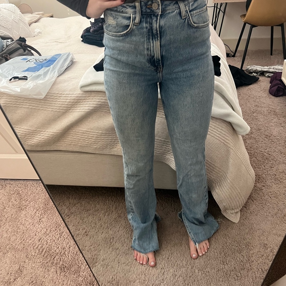 ZARA straight leg jeans worn once